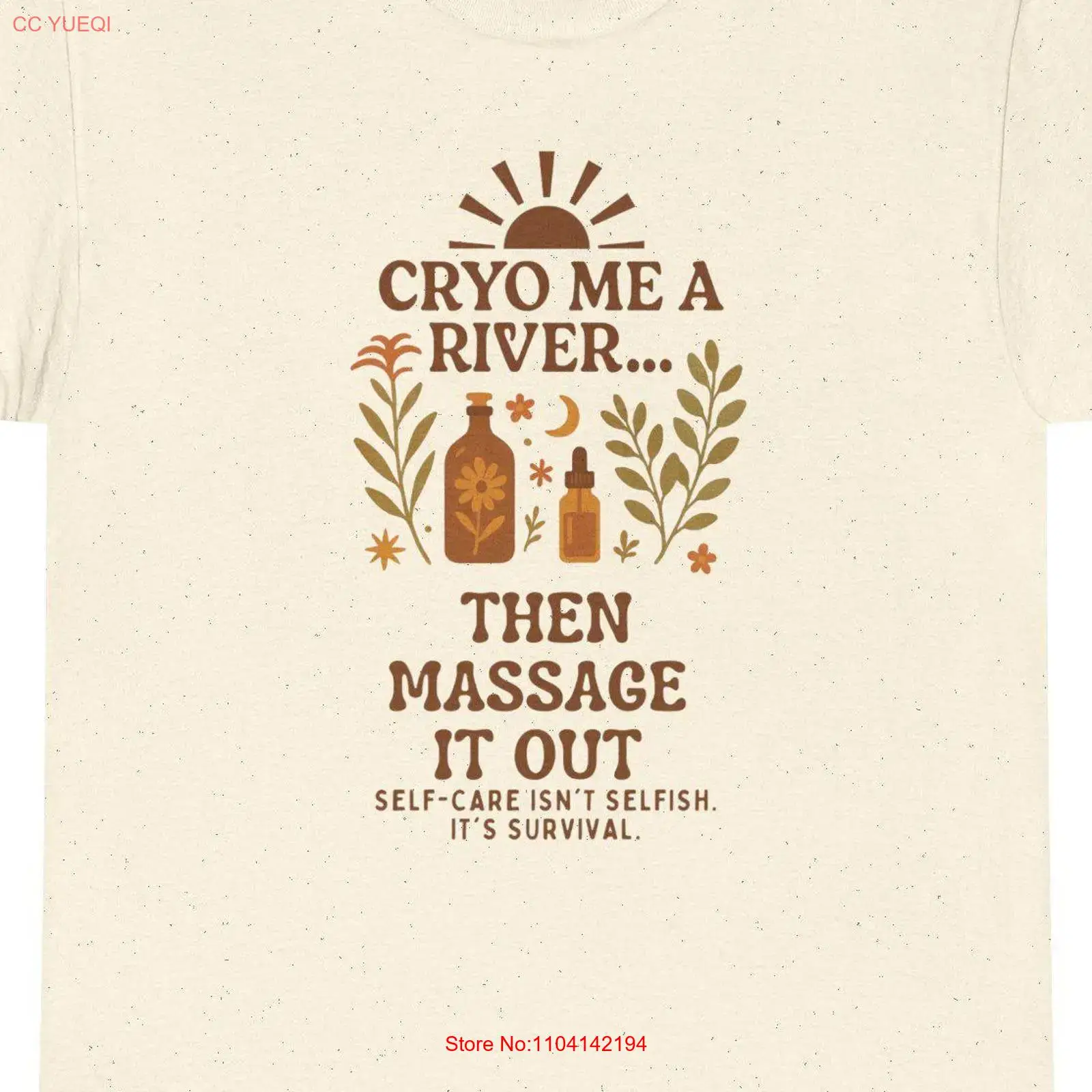 Spa Wellness Fort - Футболка «Cryo Me a River Then