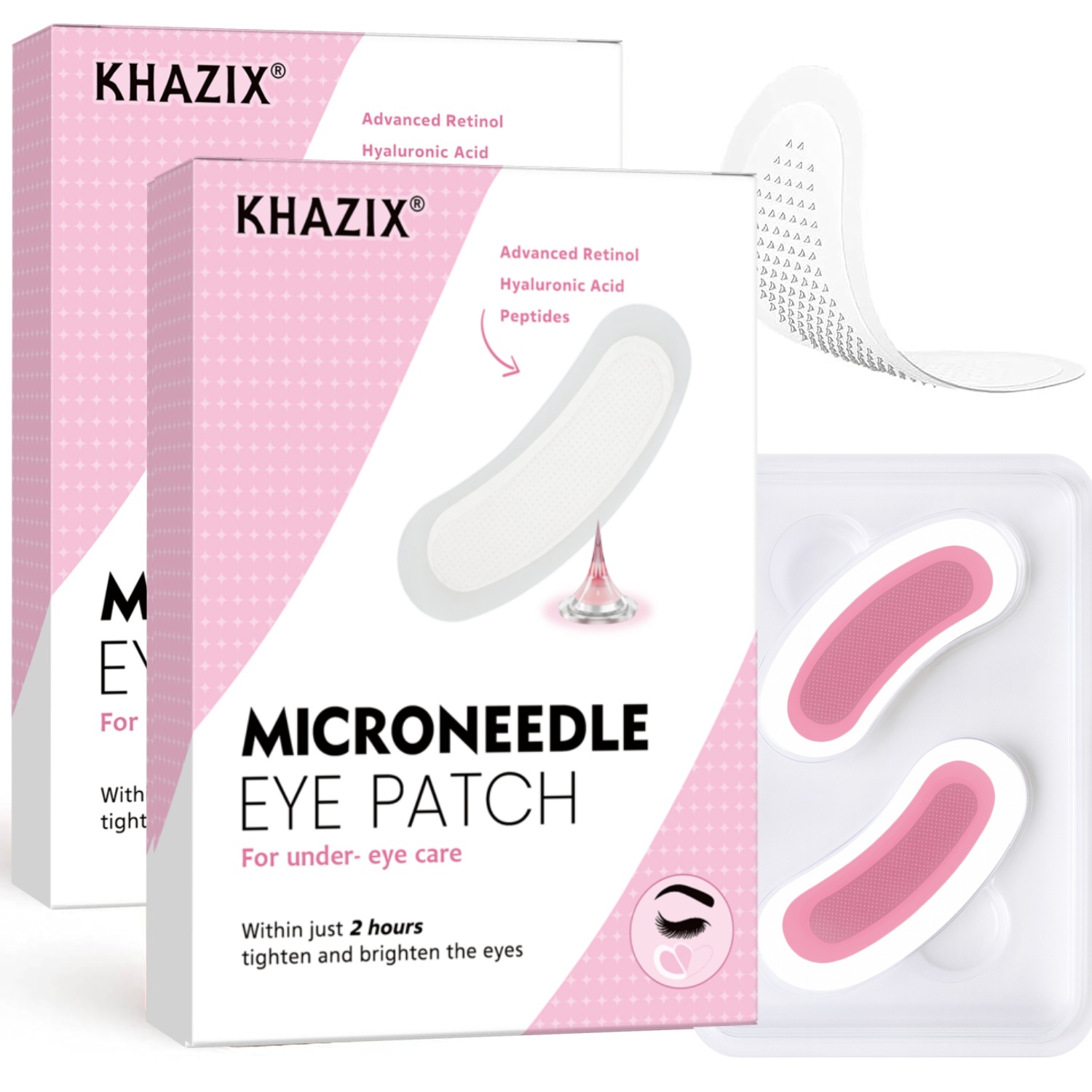 Microneedle Patch Eye - Микронидли-патчи для глаз с ретинолом, гиалуроновой