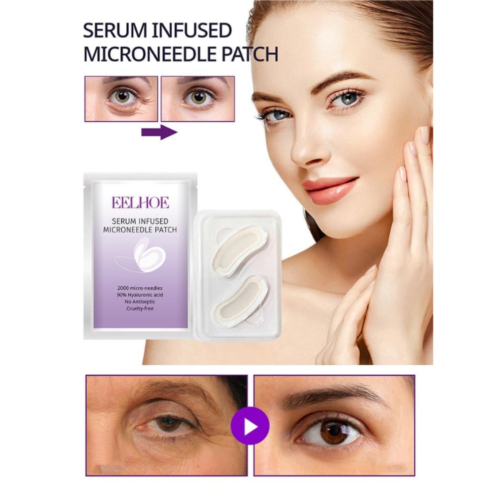 Microneedle Patch Eye - Микроигольчатые патчи для глаз, лифтинг-маска для