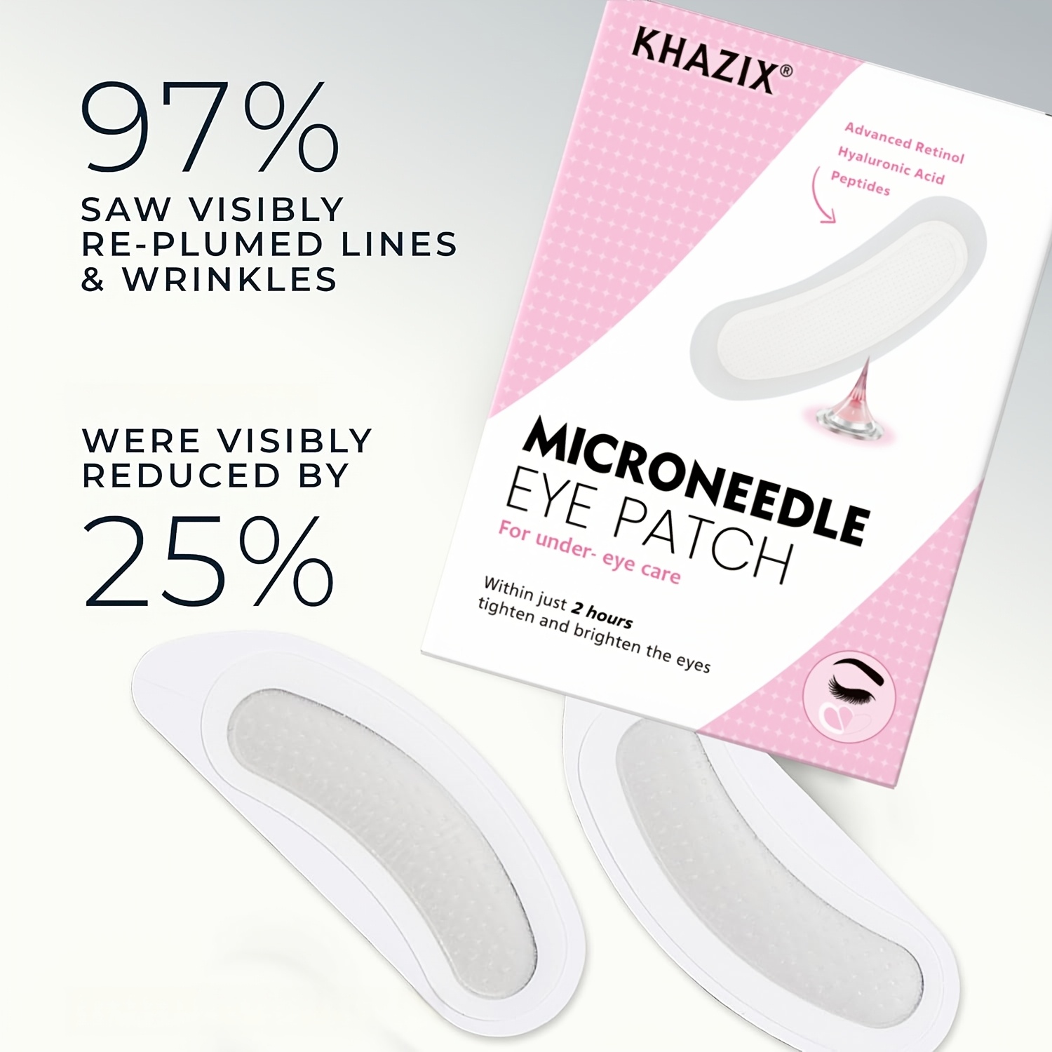 2 шт. патчей для глаз с ретино – обзор и цена Microneedle Patch Eye