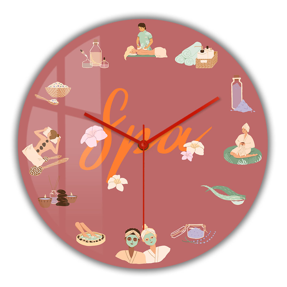 Бесшумные кварцевые настенные  – обзор и цена Wellness Spa And Salon