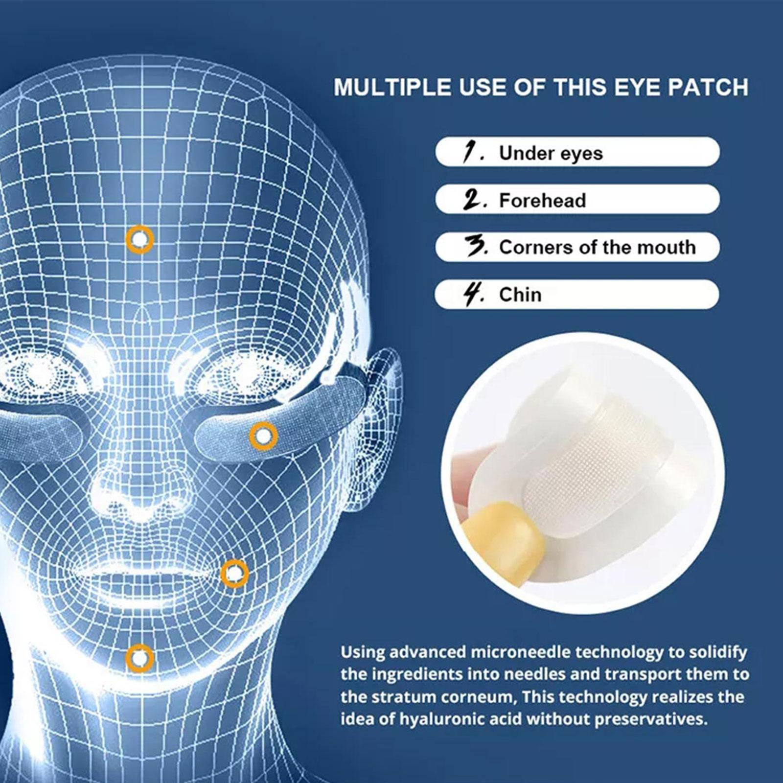1 пара патчей для глаз с гиалу – обзор и цена Microneedle Patch Eye
